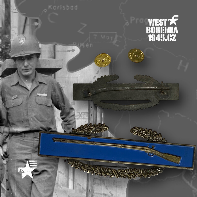 Originální  bojový odznak pěchoty COMBAT INFANTRY BADGE STERLING